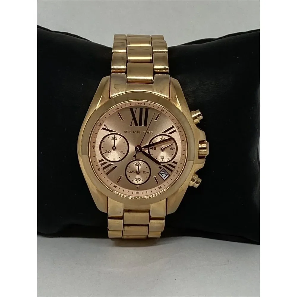 Michael Kors Bradshaw MK5799 Women Stainless Steel Analog Dial Quartz Watch Y220